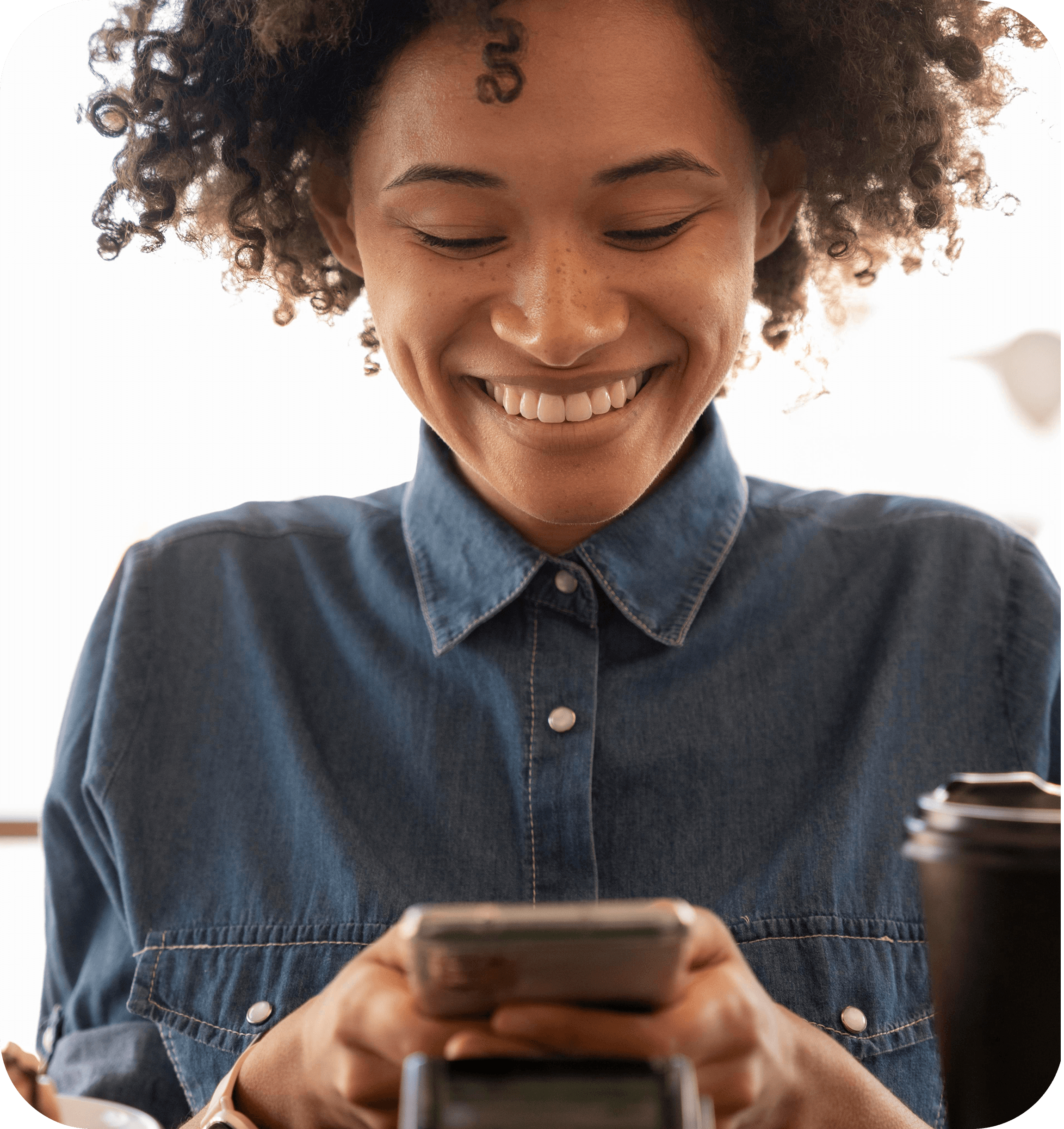Person using Aermint app